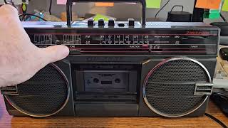 Sharp Boombox GF-3939 testing