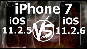 iPhone 7 : iOS 11.2.6 vs iOS 11.2.5 Speed Test Build 15D100