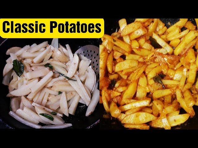 Potato Fry in Tamil - Urulai Kilangu Varuval - Potato Roast - உருளைக்கிழங்கு வறுவல் | Food Tamil - Samayal & Vlogs