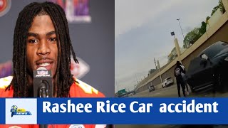 Rashee Rice | Rashee Rice Car Accident | Dashcam footage shows | Rashee Rice Police