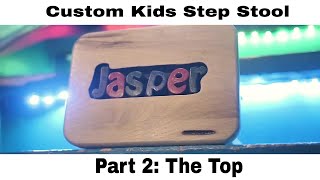 This week we finish up the step stool for the kids project. I wanted to show you a finish stool so i made one for my son jasper. Hes the 