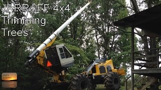 75' Pole Saw! - Jarraff 4x4 Trimming Power Line Trees