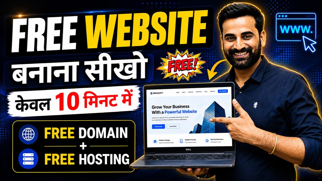 How To Make A Free Website | Free Me Website Kaise Banaye || Full Tutorial