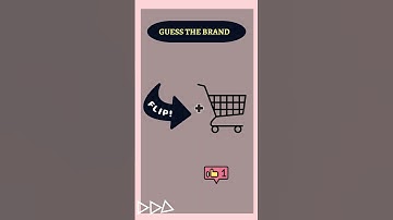 Guess the famous brand name by connecting pictures. #connection #guessinggame #comment
