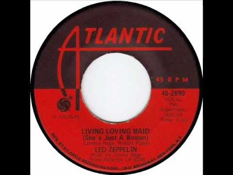 Led Zeppelin - Living Loving Maid, Mono 1969 Atlantic 45 record.