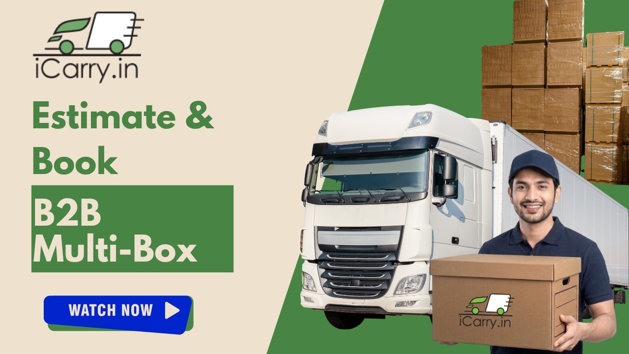 How to Book B2B Multi-Box Shipment in iCarry.in | LTL Bulk Shipping ...
