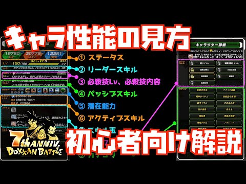 【7周年最新版】ドカバトをより楽しむパッシブ計算方法などキャラ性能の見方を初心者向けに解説!【ドッカンバトル 、ドカバト、4ゴジータ、ブルー、フェス限、LR、悟空、ベジータ、生放送、SSGSS】