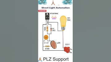 Street Light Automation Circuit | LDR Sensor से Auto ON/OFF Light #automobile #electronic