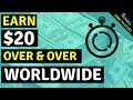 Easy Way To Earn $20 Over & Over - Make Money Online