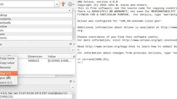 How Octave 4.0 GUI handels looking at variables