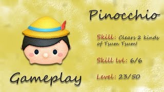Line Disney TsumTsum - Pinocchio Gameplay Skill 6 screenshot 4