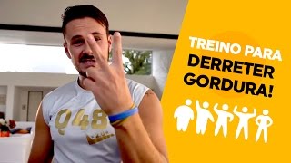 Todo de treino em queima gordura corporal o de