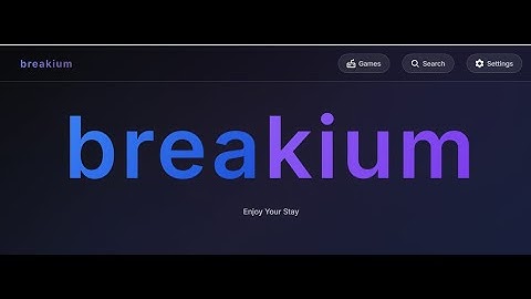 Breakium proxy How To Unblock All Website On School Chromebook 2025