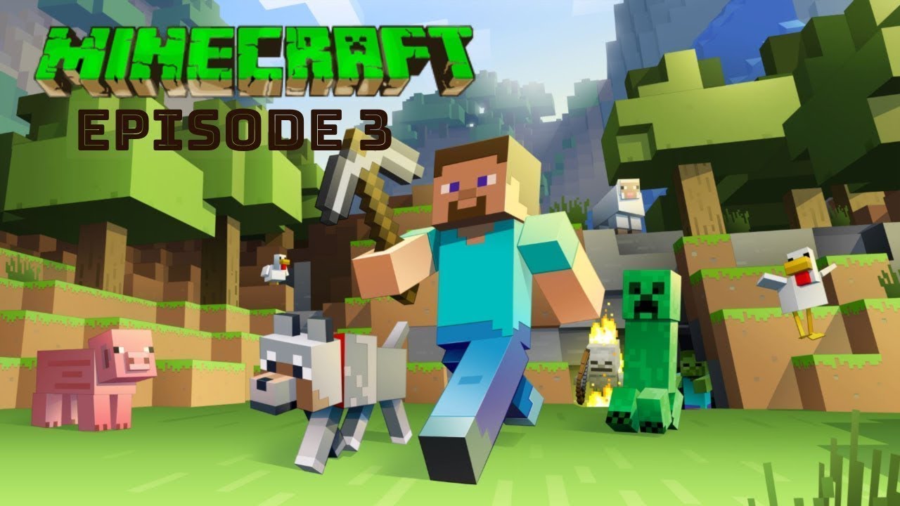 minecraft survival episode 3 farming and mining - YouTube