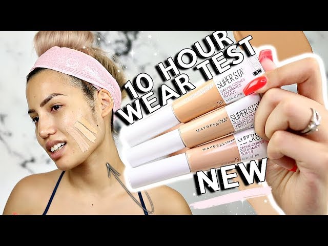 MORE NEW NEW?! | MAYBELLINE SUPERSTAY FULL COVERAGE UNDER EYE CONCEALER WEAR TEST REVIEW - YouTube