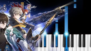 Honkai: Star Rail - Interstellar Journey - EASY Piano Tutorial