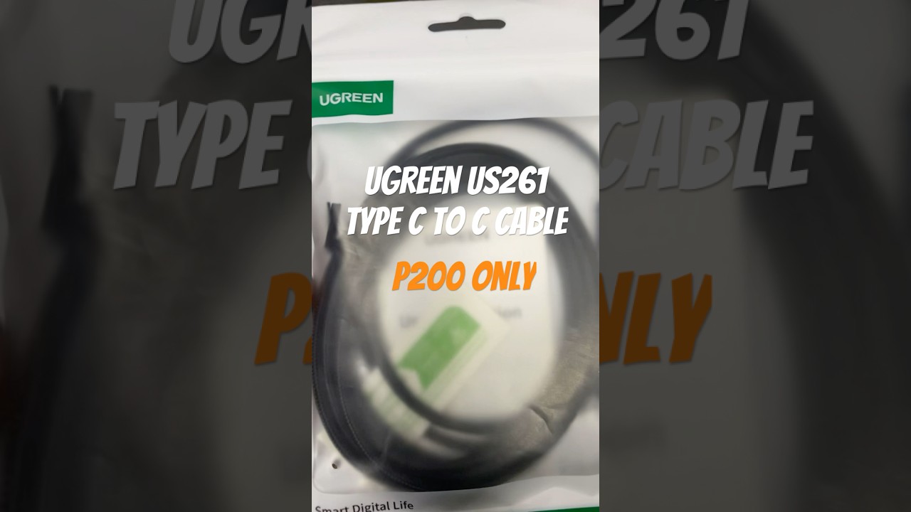 Ugreen type c to c cable 2 meters 