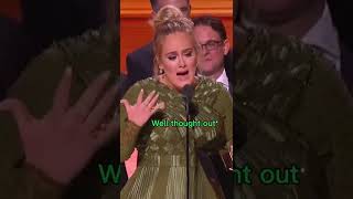 Adele praising Beyonce 🥰🥹 #shorts #emotional
