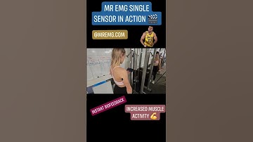 Self-monitor your muscles using MR EMG 💪 #emg #shoulderexercises #physiotherapy #backpain