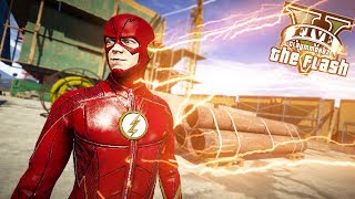 The Flash VS Nuke! RUNNING IN FLASH TIME! (GTA 5 Quicksilver Mod)