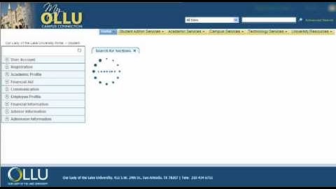 OLLU WebAdvisor Course Search and Registration