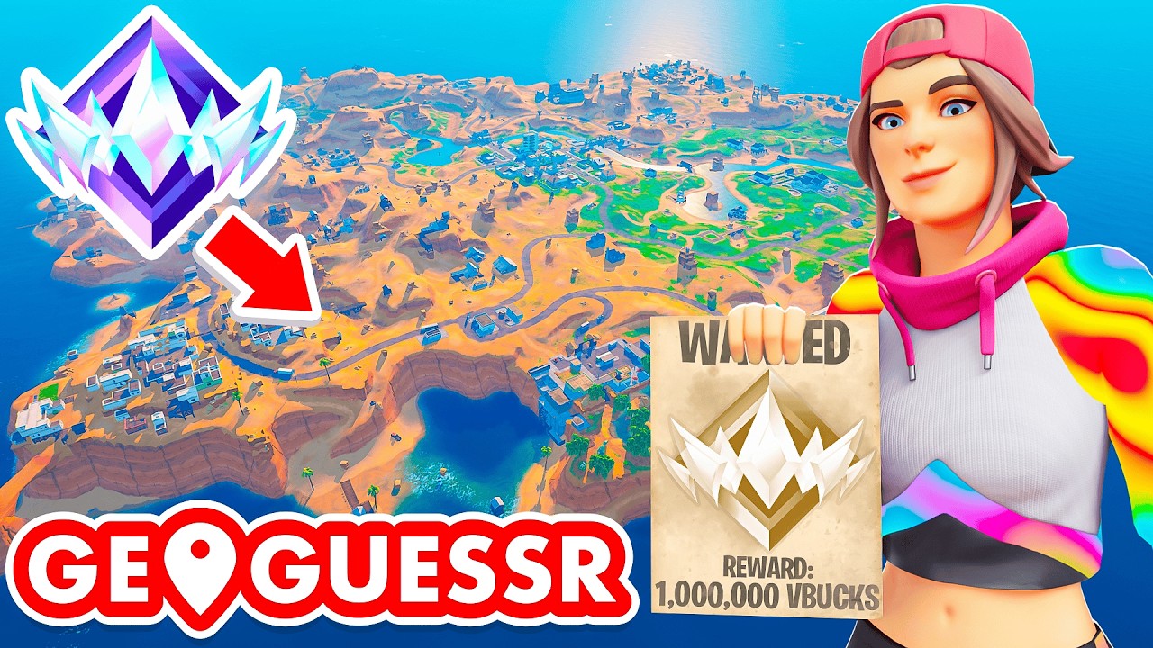 Ranked GeoGuessr Hide & Seek In Fortnite!