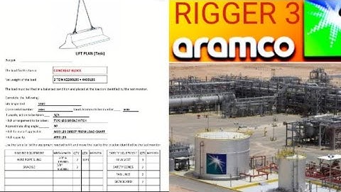 Saudi Aramco rigger level 3 exam procedure, Aramco rigger 3 practical exam procedure,Practical exam,