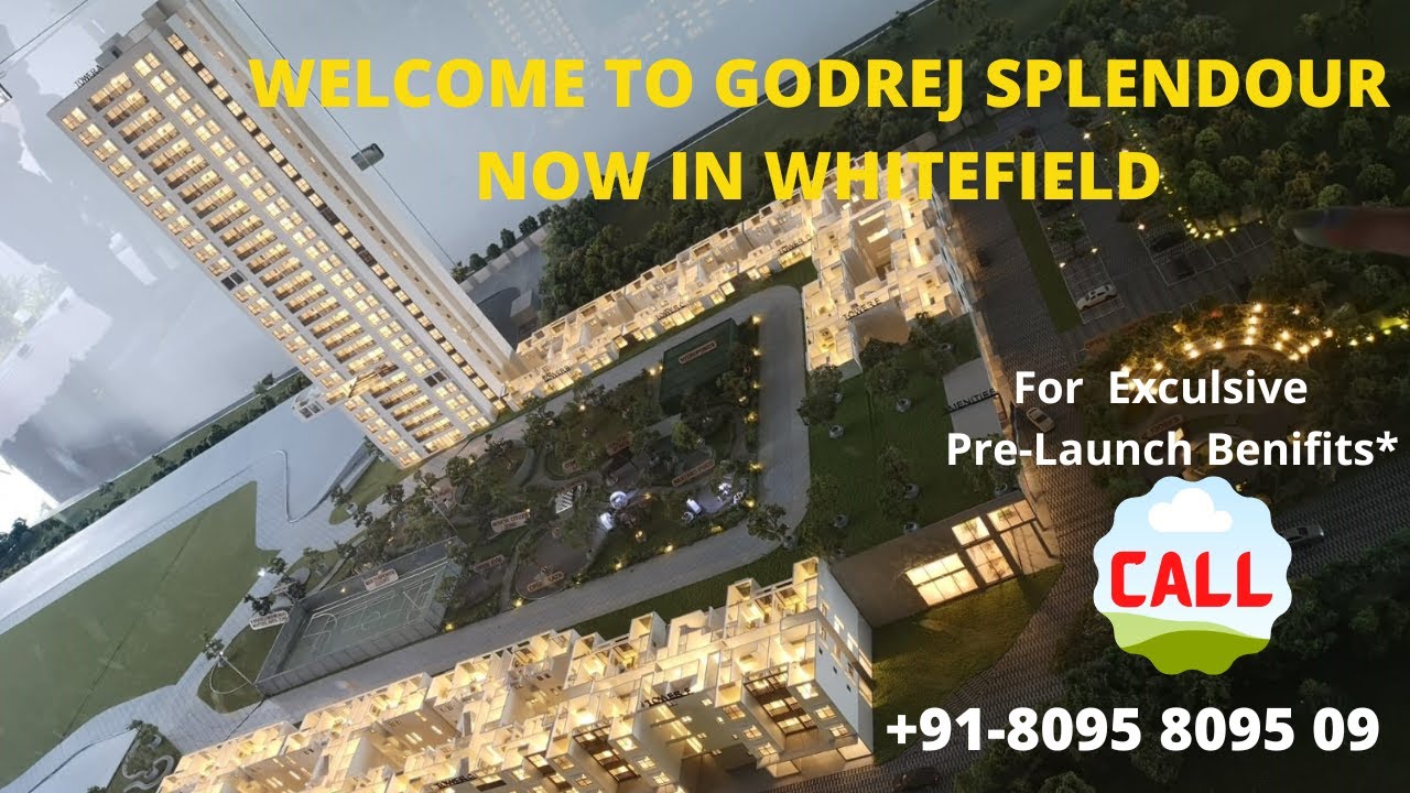 Godrej Splendour @ Whitefield, Belathur Main Road, East Bengaluru. | Luxury Joy themed Residences.