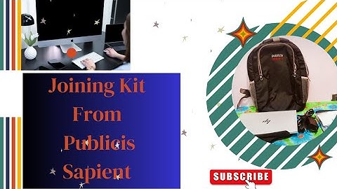 Publicis Sapient Welcome kit | Publicis Sapient India | Onboarding kit | Joining kit 2024