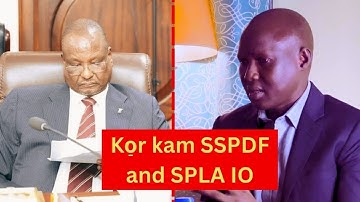 ko̠r kam SSPDF Taban Deng Gai and SPLA IO rɛy wec kä Unity i̠thtɛt bɛ dhil tuɔɔk. Nuer online TV