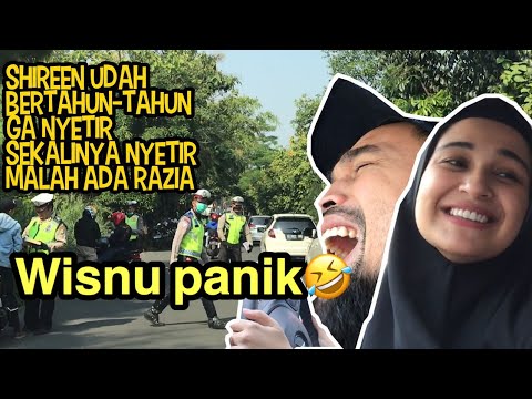 Shiren Nyetir Wisnu Panik,KETILANG POLISI?