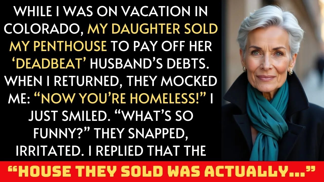 My Daughter Sold My Penthouse To Pay Off Her Husband's Debts and Called Me a ‘Homeless Person＂
