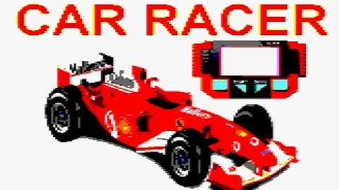 Car Racer - Amstrad CPC - Short gameplay