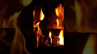 Cozy Crackling Fireplace 🔥 Relaxing Fire Sounds #shorts