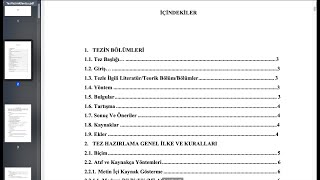 Örnek Tez Yazım Kılavuzu İnceleme (İçerik ve Şekli Düzenleme Nasıl Yapılır?)