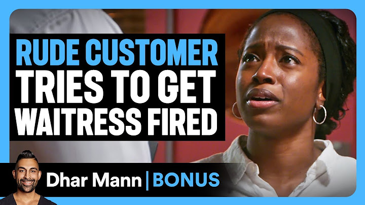 RUDE CUSTOMER Tries To Get WAITRESS FIRED | Dhar Mann Bonus!