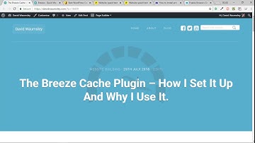 The Breeze Cache Plugin – How I Set It Up And Why I Use It