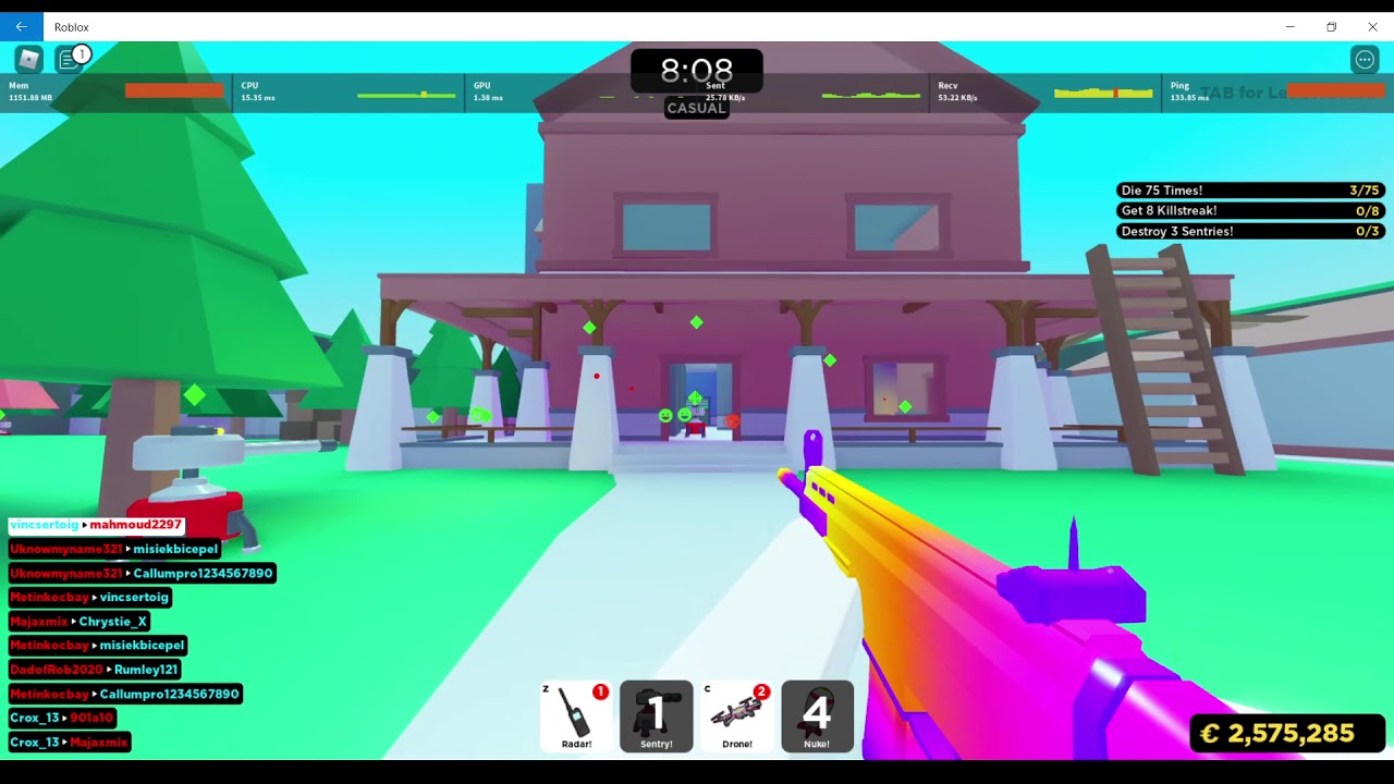 Roblox big paintball Best Roblox Game ever 324 tags no cheats