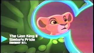 Disney Channel The Lion King Ii Simbas Pride Promo September 7, 2005