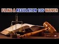 Filing a regulation 105 waiver - Tax Tip Weekly
