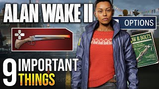 Alan Wake 2 Best Settings, Words of Power, Combat, Weapons & Upgrades