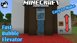 How To Make A PISTON ELEVATOR In Minecraft Bedrock 1.16.210 (EASY!)