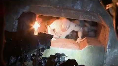 Behind the scenes of the hunger games sewer scene