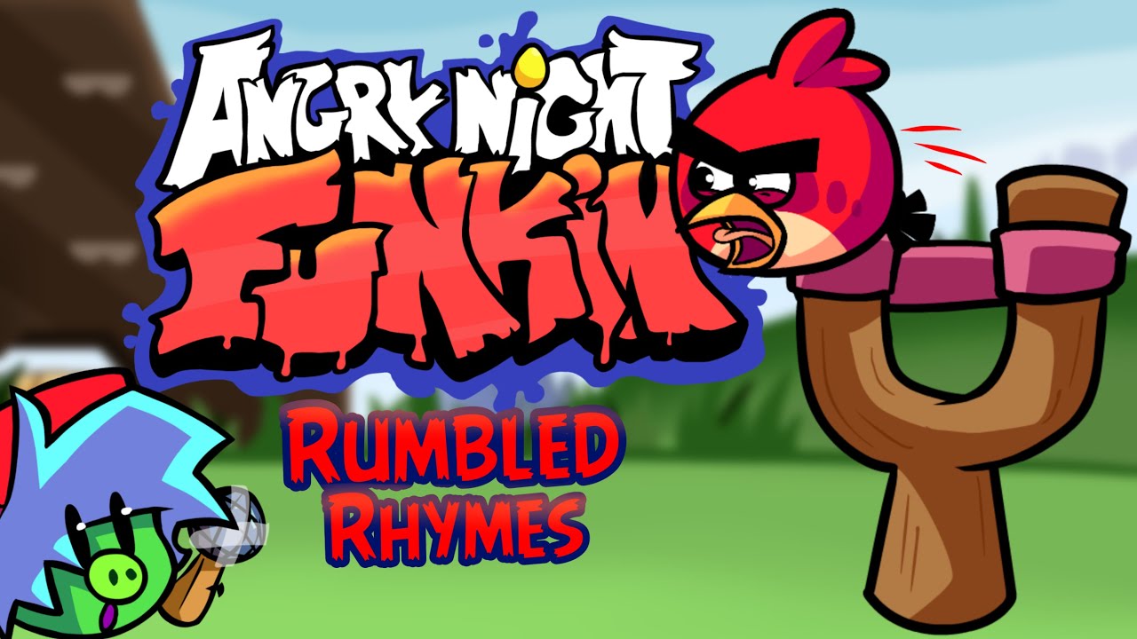 Angry Night Funkin' V2 - Rumbled Rhymes (Angry Birds X FNF) - YouTube