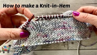 Celebrity Knit in Hem: Knitting Tutorial #knitting Net Worth