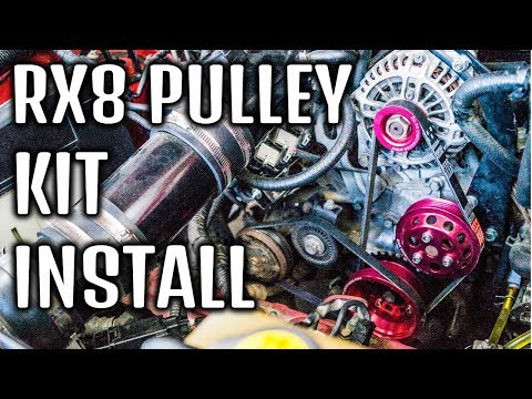 Mazda Rx8 Lightweight Pulley Kit Install | Rx8 Belt Replacement