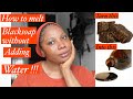 How to Melt blacksoap without water| Learn All You need to know About Blacksoap Customization