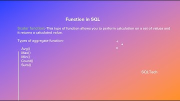 Aggregate Function in SQL|| Function in SQL||SQL Tech||SQL Interview Questions and Answers