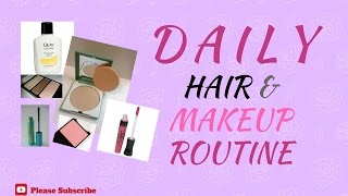 Daily hair &amp; makeup routine  - Mom life