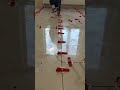 process of removing floor tiles hooks #construction #floor #tiles #popular #viralshorts #shorts